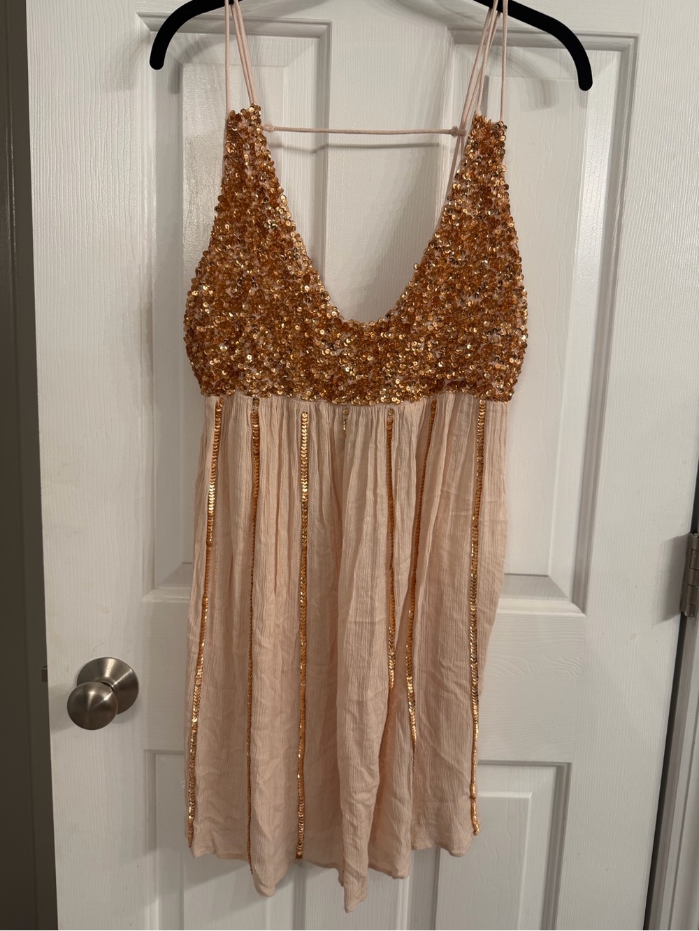 Free People Intimately Glitter Girl Sequin Mini Dress NWT – Size Large